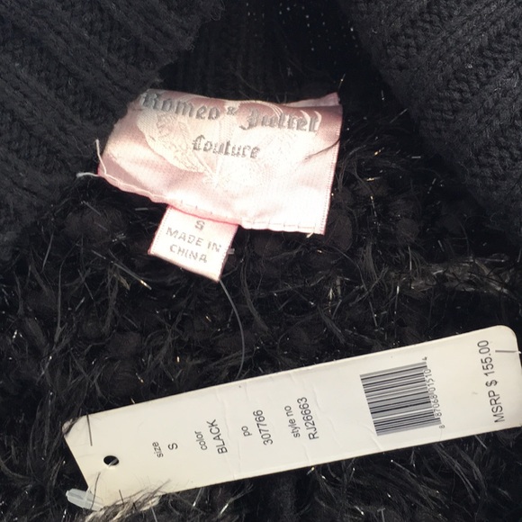 NWT Romeo & Juliet Sweater Cover Up - Picture 4 of 5